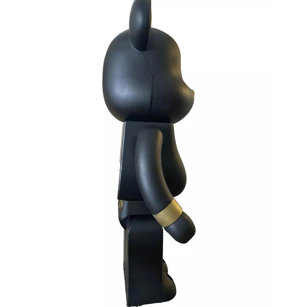 BEARBRICK BE@RBRICK MASTERMIND X SENSE 1000% BLACK GOLD Scull JAPAN - Picture 5 of 9